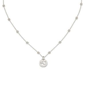 Gucci Interlocking G Silver Necklace
